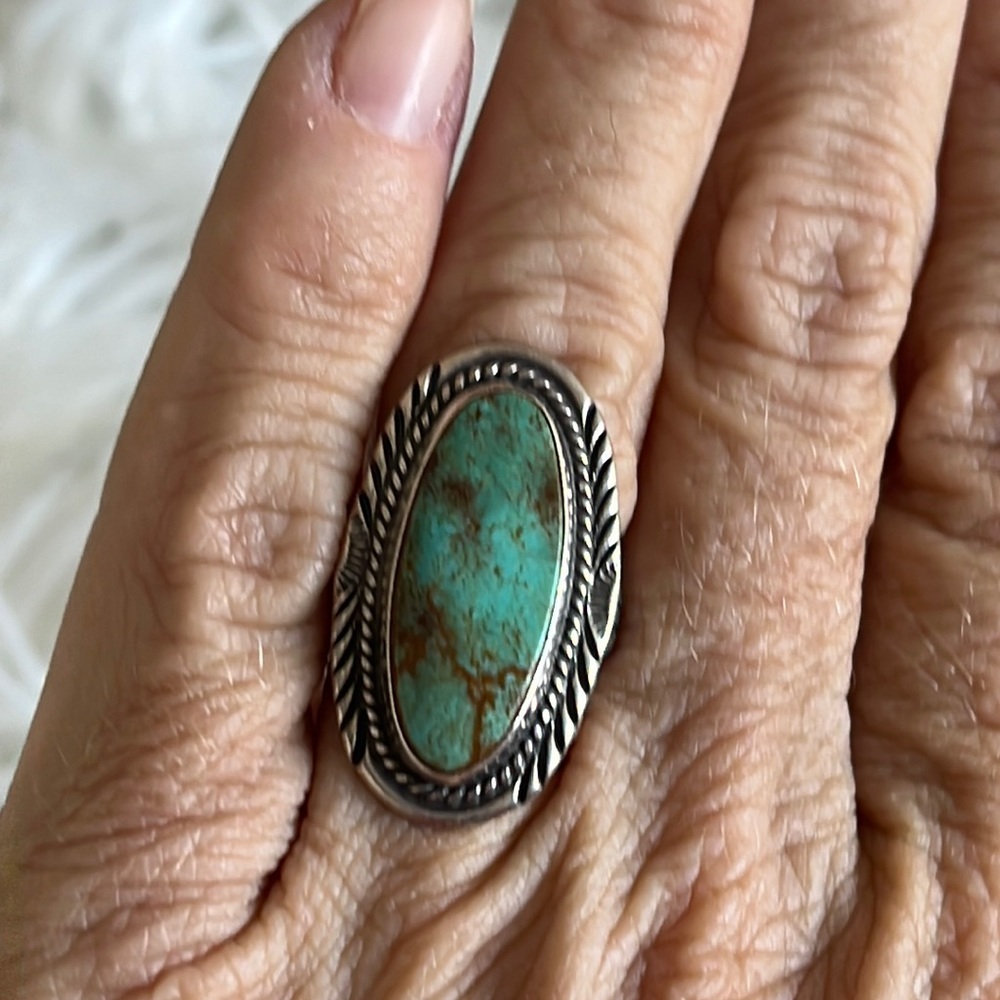 Turquoise Sterling ring size 5.5